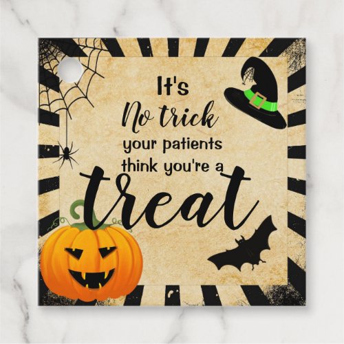 Staff hallloween its no trick youre a treat to favor tags