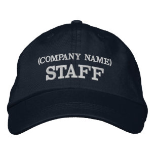 STAFF Hat   Custom Embroidered Staff Cap   Team