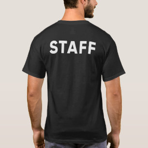 staff job title tag ocupation text word message wo T-Shirt