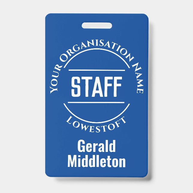 Staff Member Badge (Front)