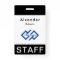 Staff Name Badge Custom Logo