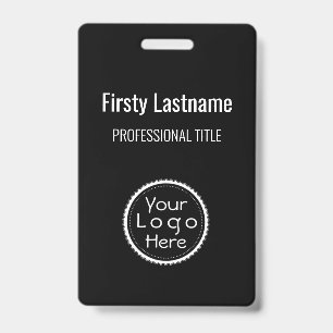 Staff Name Badge Custom Logo ID Badge