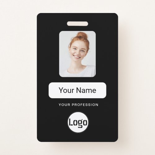 Staff Name Badge Custom Logo ID Badge