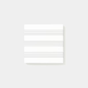 staff notation sheet music lines for writing music post-it notes