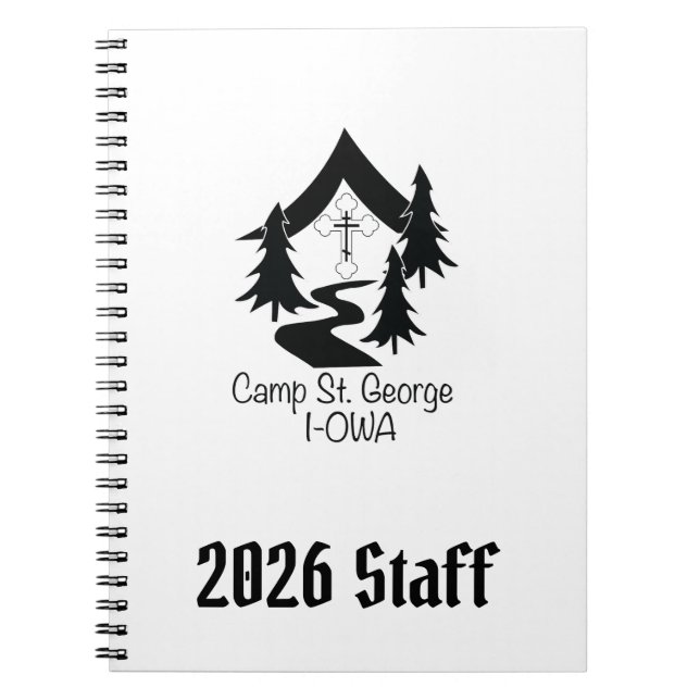 Staff NotePad Notebook (Front)