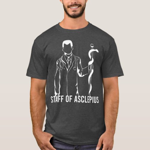 Staff Of Asclepius Medicine Medical Student Anki T_Shirt