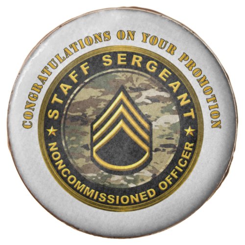 Staff Sergeant Promotion Chocolate Covered Oreo