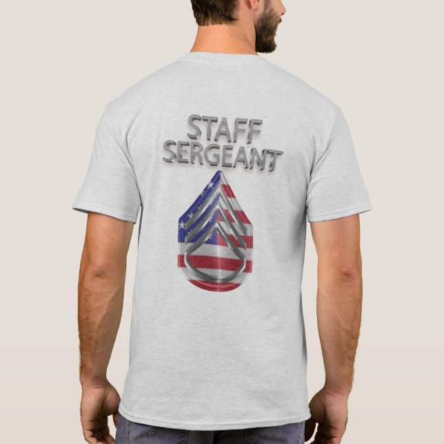 Staff Sergeant Rank T-Shirt (Back)