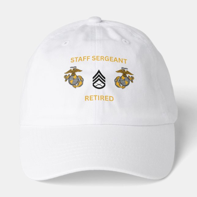 Staff Sergeant Retired Hat (Front)
