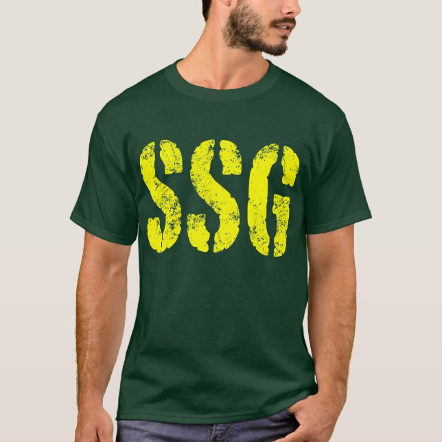Staff Sergeant SSG rank T-Shirt (Front)