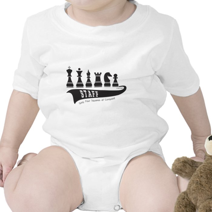 STAFF, Sport Chess, Wit t shirt, Chess