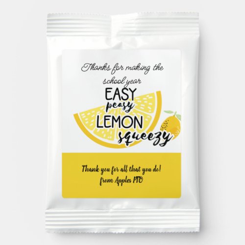 staff thank you gift volunteer school teacher lemo lemonade drink mix