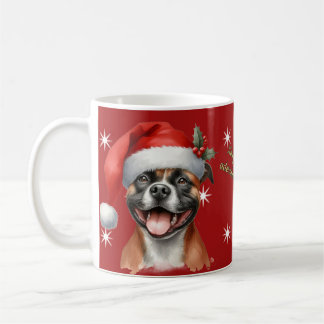 Staffi Santa Mug