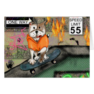 Staffie Smiles - Skater Boy Cards