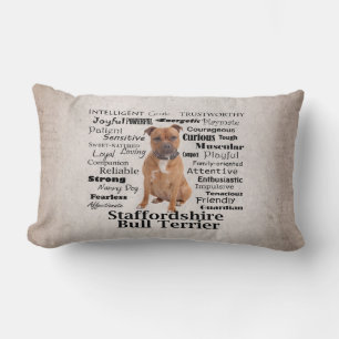 Staffie Traits Pillow