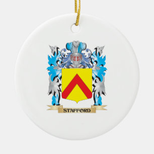 Stafford Coat of Arms - Family Crest Ceramic Ornament