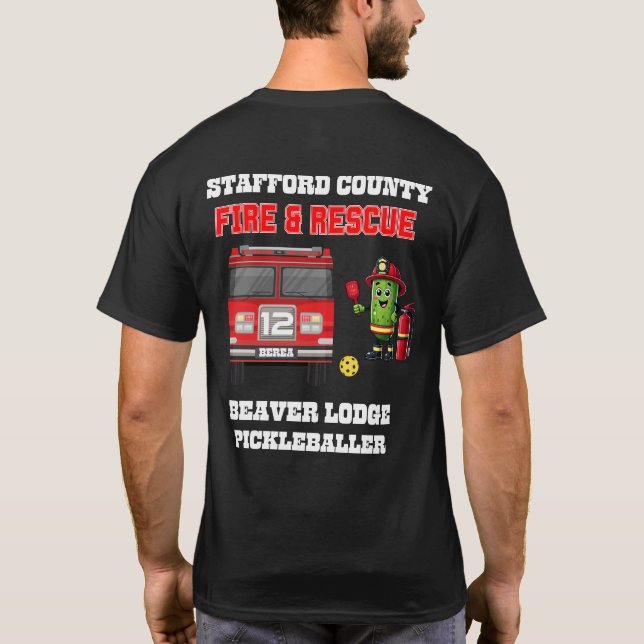 Stafford County Pickleball T-Shirt (Back)