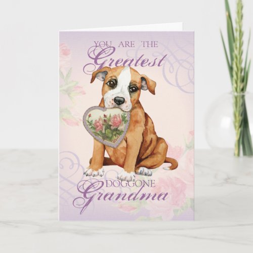 Stafford Heart Grandma Card