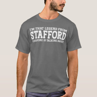 Stafford HometownXeas Home Roots Funny City Staffo T-Shirt