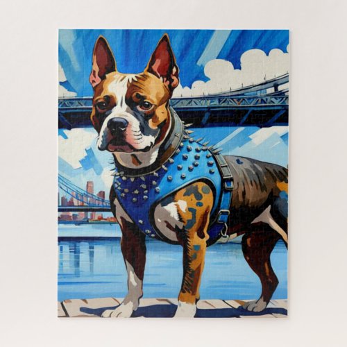 STAFFORD TERRIER 2 JIGSAW PUZZLE