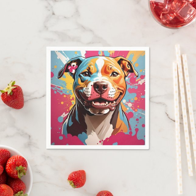 Staffordshire Birthday Fun  Napkins (Insitu)