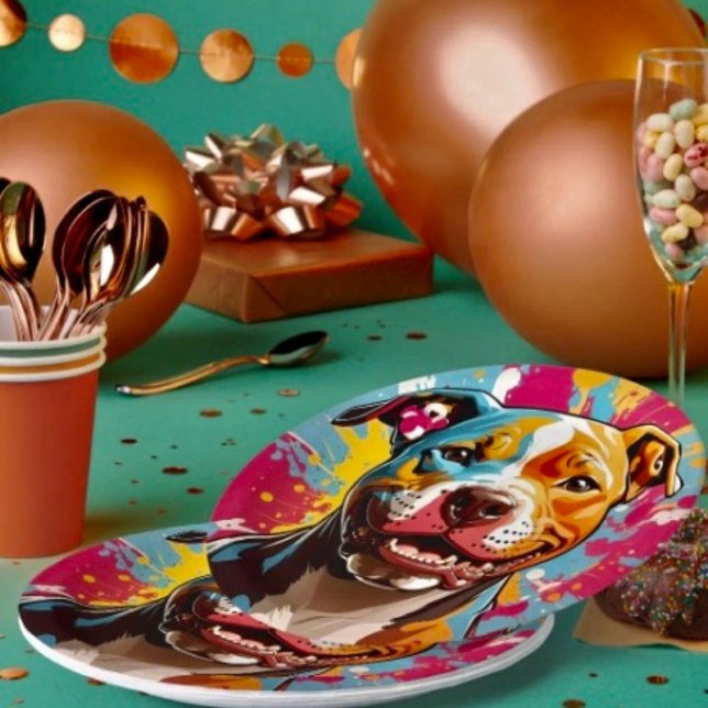 Staffordshire Birthday Fun  Paper Plates (Creator Uploaded)