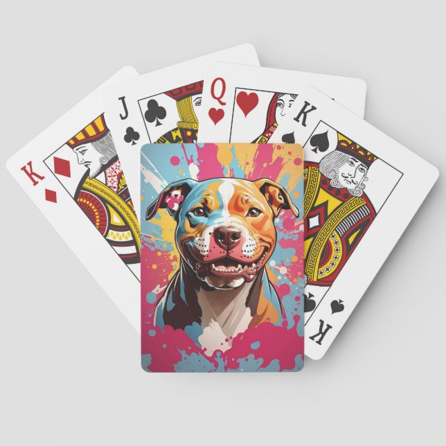 Staffordshire Birthday Fun Poker Cards (Back)