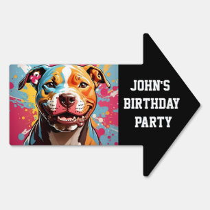Staffordshire Birthday Fun Sign