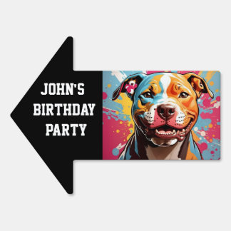 Staffordshire Birthday Fun Sign