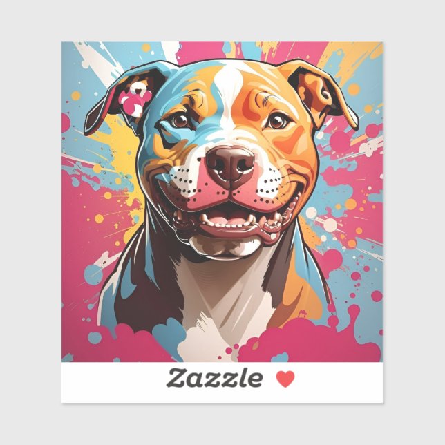 Staffordshire Birthday Fun Sticker (Sheet)