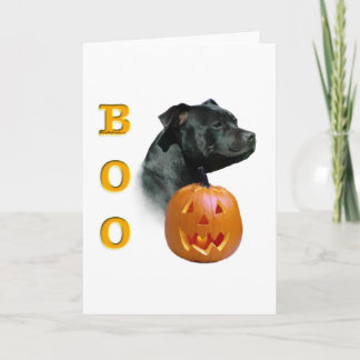 Staffordshire Bull Terrier Boo Card