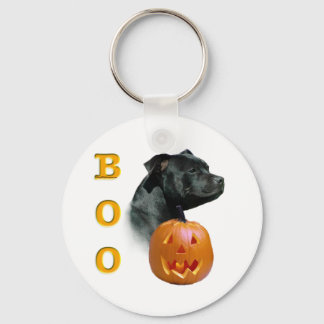 Staffordshire Bull Terrier Boo Keychain