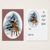 Staffordshire Bull Terrier Christmas Gifts (Front & Back)
