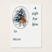 Staffordshire Bull Terrier Christmas Gifts (Back)
