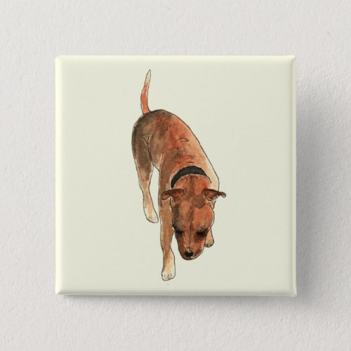 Staffordshire Bull Terrier Cute Staffie Dog Animal Button