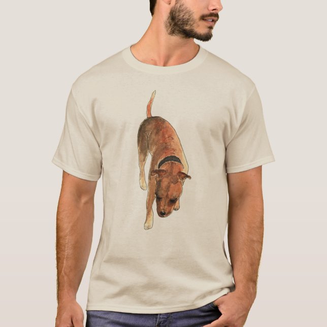 Staffordshire Bull Terrier Cute Staffie Dog Animal T-Shirt (Front)