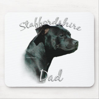 Staffordshire Bull Terrier Dad 2 Mouse Pad