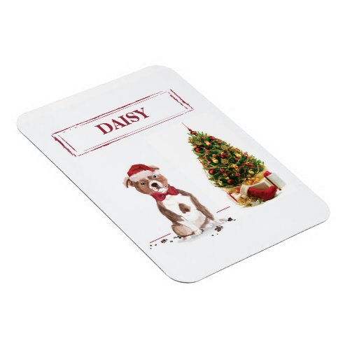 Staffordshire Bull Terrier Funny Christmas Dog Magnet