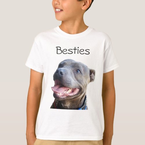 Staffordshire Bull Terrier Happy Kids Tshirt