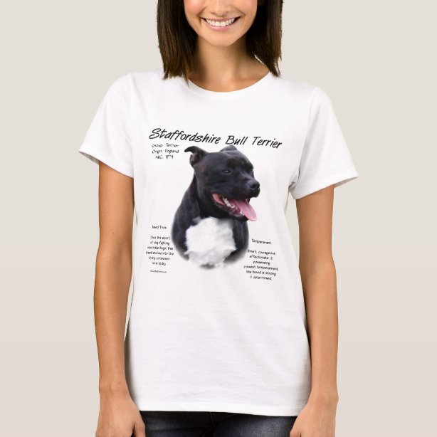 staffordshire bull terrier t shirts