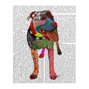 Staffordshire Bull Terrier - Patchwork Acrylic Print