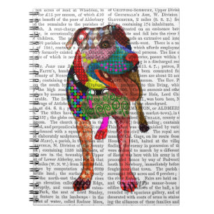 Staffordshire Bull Terrier - Patchwork Notebook
