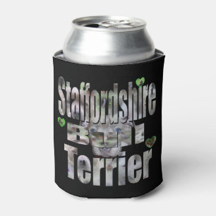 Staffordshire Bull Terrier Picture Logo, Can Cooler