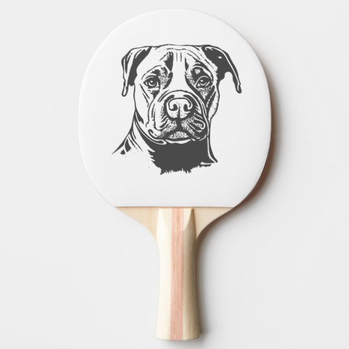 Staffordshire Bull Terrier Ping Pong Paddle