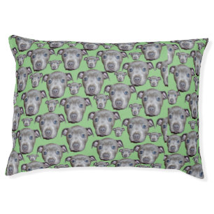 Staffordshire Bull Terrier Puppy Faces,  Pet Bed