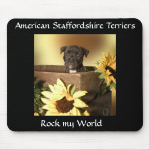 Staffordshire Bull Terrier Puppy Mouspad Mouse Pad