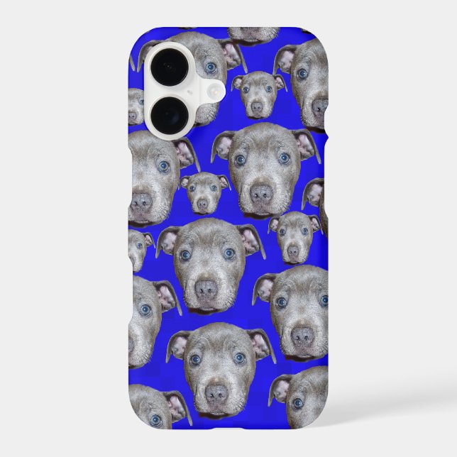 Staffordshire Bull Terrier Puppy Pattern, Case-Mate iPhone Case (Back)