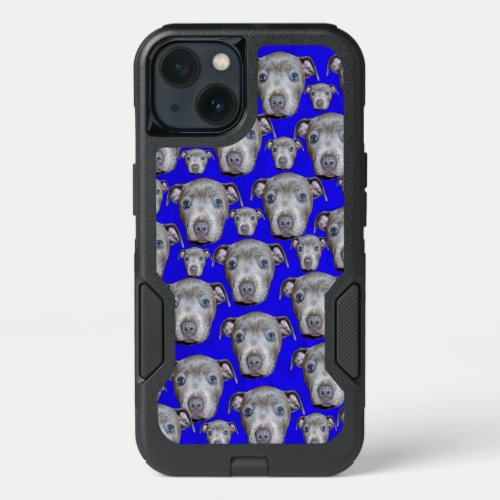 Staffordshire Bull Terrier Puppy Pattern iPhone 13 Case