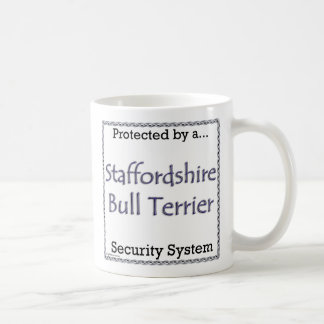 Staffordshire Bull Terrier Security System Coffee Mug