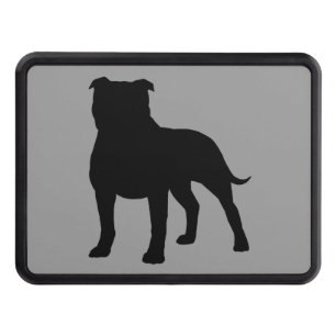 Staffordshire Bull Terrier Silhouette Tow Hitch Cover